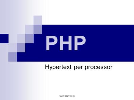 PHP Hypertext per processor www.Jozve.org. کار می کند؟ PHP چگونه www.Jozve.org.