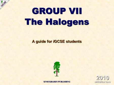 A guide for iGCSE students KNOCKHARDY PUBLISHING
