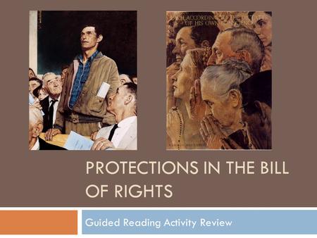 Protections in the Bill of Rights