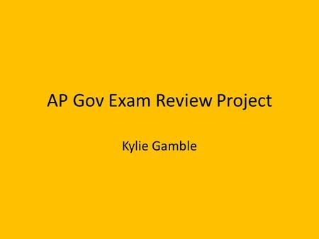 AP Gov Exam Review Project Kylie Gamble. 24 th Amendment.