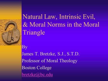 Harmonizing Veritatis Splendor & Amoris Laetitia through Gaudete et Exsultate in light of the 5 Dubia & the Moral Tradition In a Presented by Rev. James. - ppt download