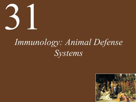 Immunology: Animal Defense Systems 31. Concept 31.1 Animals Use Innate and Adaptive Mechanisms to Defend Themselves against Pathogens Animals have various.