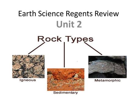 Earth Science Regents Review