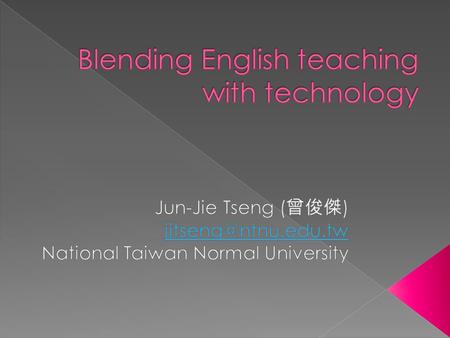  The significance of online English teaching and learning  Online task development  Online technology  Pedagogical strategies  Reflection.