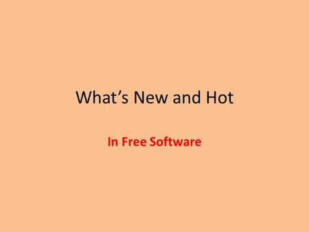 What’s New and Hot In Free Software. Kingsoft Office Suite Does not use Java Free version has Microsoft 2003 interface – Paid versions can switch between.