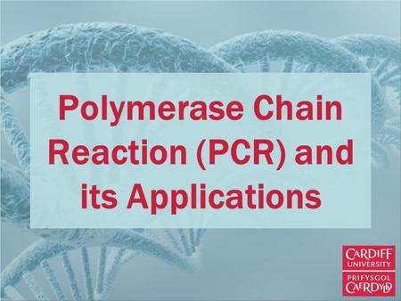 Polymerase Chain Reaction (PCR) and its Applications.