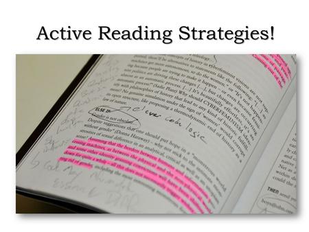 Active Reading Strategies!. Why do I need to know how to read actively? Great Question – It’s about a Lexile! Lexile ratings are important to REAL life.