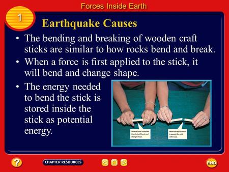 Forces Inside Earth 1 Earthquake Causes