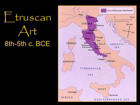 Etruscan Art 8th-5th c. BCE.