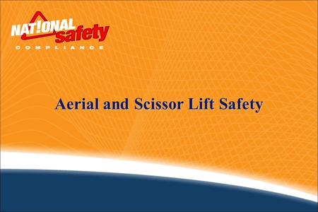 Aerial and Scissor Lift Safety