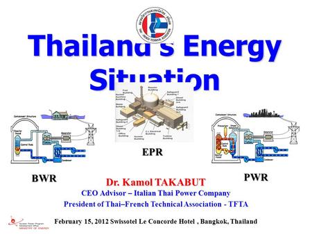Thailand’s Energy Situation