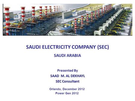 SAUDI ELECTRICITY COMPANY (SEC)