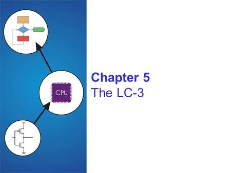Chapter 5 The LC-3. Copyright © The McGraw-Hill Companies, Inc. Permission required for reproduction or display. 5-2 Instruction Set Architecture ISA.