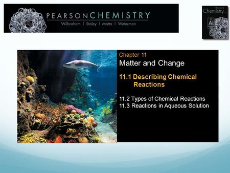 Matter and Change 11.1 Describing Chemical Reactions Chapter 11