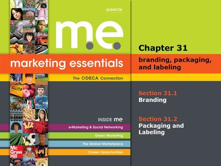 Section 31.1 Branding Chapter 31 branding, packaging, and labeling Section 31.2 Packaging and Labeling.