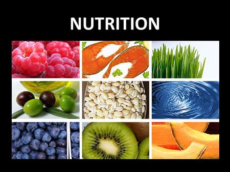 NUTRITION. Macronutrients & Micronutrients Carbohydrates Fibre Proteins Fats Water Vitamins Minerals.