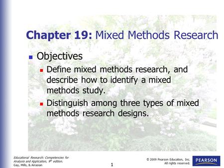 mixed methods research powerpoint presentation