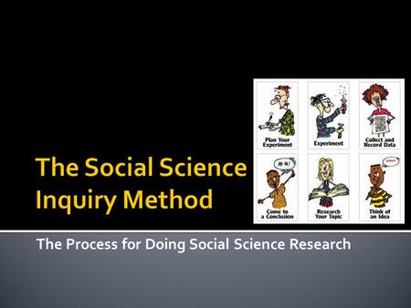 The Process for Doing Social Science Research.  Social science research looks for patterns in human behaviour as well as connections among those behaviours.