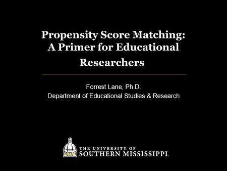 Propensity Score Matching: A Primer for Educational Researchers