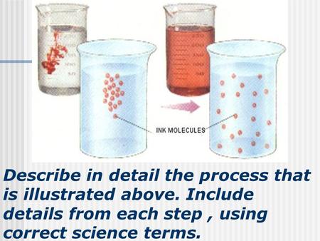 Describe in detail the process that is illustrated above. Include details from each step, using correct science terms.