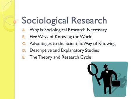 case study in sociology ppt