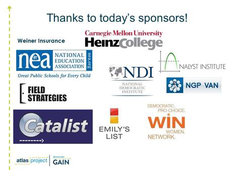 Thanks to today’s sponsors! Weiner Insurance. The Unemployment Safety Net Yes, it can be scary. But, it’s not the end of the world! #GAINPlan.