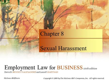 Employment Law for BUSINESS sixth edition