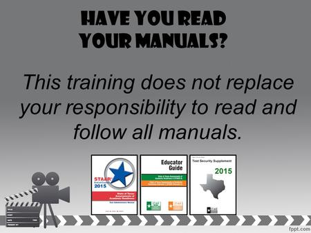 Have you read your manuals?