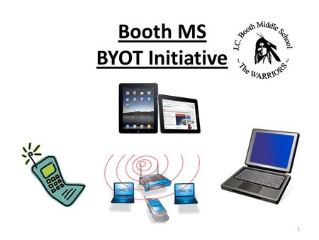 Booth MS BYOT Initiative 1. 21 st Century Students 2 (click on the graphic to view a Youtube video)