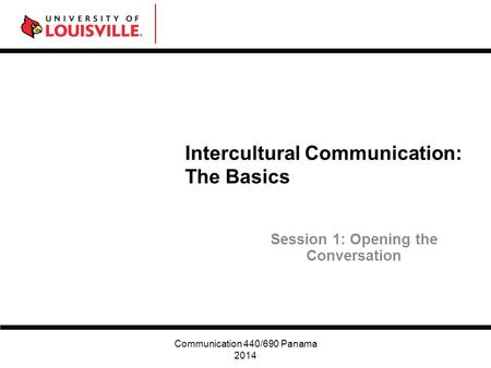 Intercultural Communication: The Basics