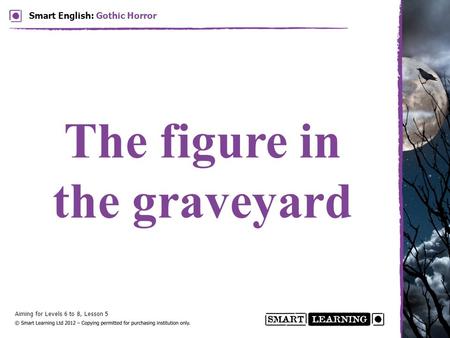 The figure in the graveyard