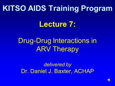 KITSO AIDS Training Program