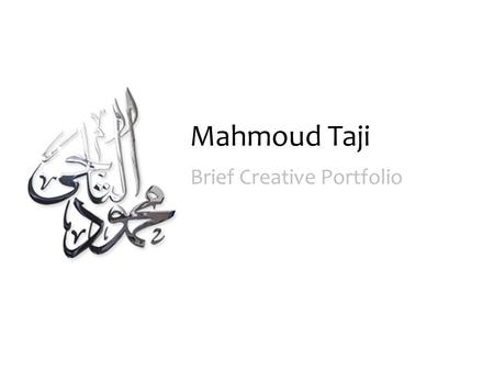 Mahmoud Taji Brief Creative Portfolio. Campaign Creative Work Abbott Similac Asia Pacific Campaign. The following concepts were presented to the client.