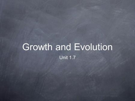 Growth and Evolution Unit 1.7. Ways of measuring growth The value of the firm’s sales turnover (sales revenue) The firm’s market share (sales revenue.