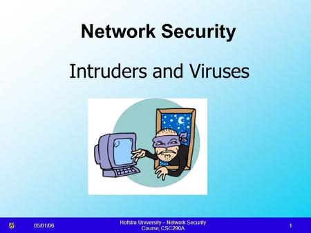 Hofstra University – Network Security Course, CSC290A