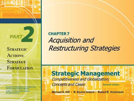 CHAPTER 7 Acquisition and Restructuring Strategies