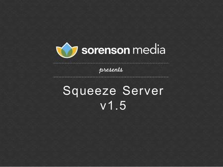 Squeeze Server v1.5. Top 250 Global Private Company/ Top 100 Private Mobile Company - AlwaysOn 2011 Market Reception / Perception.