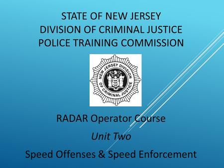 Speed Offenses & Speed Enforcement