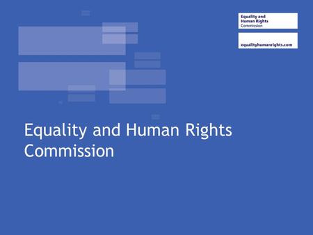 Equality and Human Rights Commission. Good Relations. The Future Agenda Dr. Marc Verlot Foresight director EHRC.