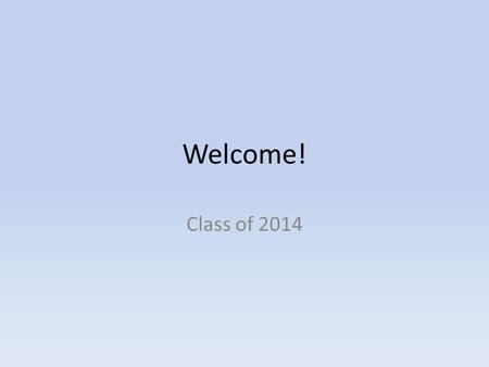 Welcome! Class of 2014. Meet Your Advisor Advisor’s Name: Prof. Sastry R Sreepada Office address: JEC-2032 Phone number: 276-6766 Office hours: Tuesday.