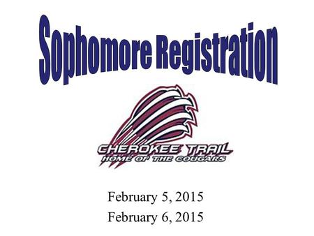 February 5, 2015 February 6, 2015. What is registration? Registration is a thoughtful process of choosing classes for the following school year Once students.