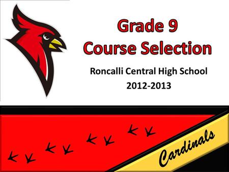 Roncalli Central High School 2012-2013 Cardinals.