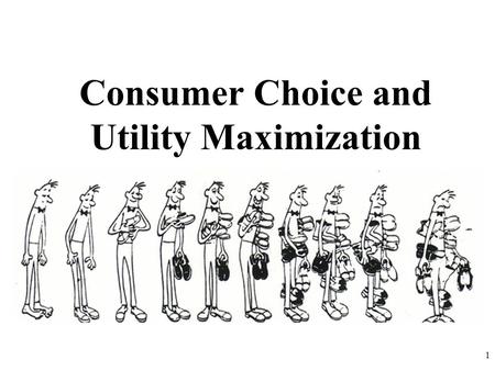 Consumer Choice and Utility Maximization
