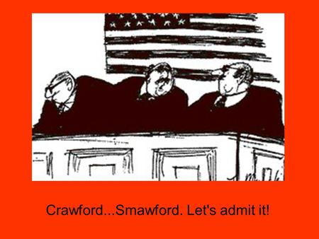 Crawford...Smawford. Let's admit it!. He must be one of Barkai's students.