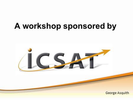 A workshop sponsored by