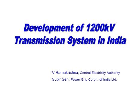 Transmission System in India