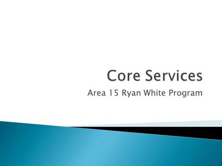 Area 15 Ryan White Program