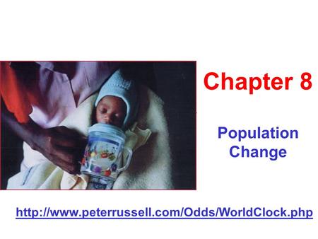 Chapter 8 Population Change