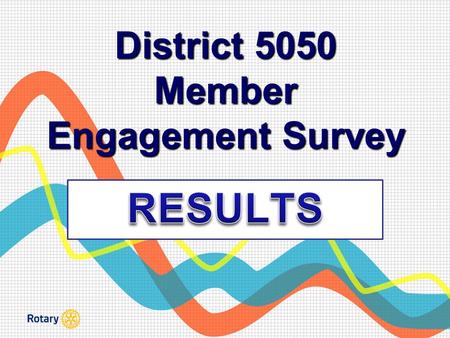 District 5050 Member Engagement Survey. Engagement Definition Member Engagement is a measure of a member’s positive or negative emotional attachment to.