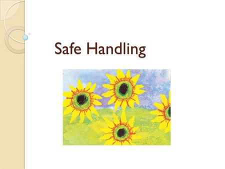 Safe Handling. Objectives At the completion of this session the participant will be able to: ◦ Describe the occupational exposure risks of chemotherapy/biotherapy.